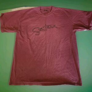 vintage official Carlos Santana guitar rock star 100% cotton t-shirt size L/XL